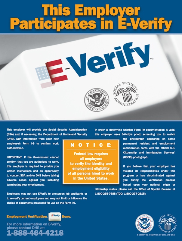 E-Verify® Poster